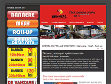 Tablet Screenshot of bannerebucuresti.ro